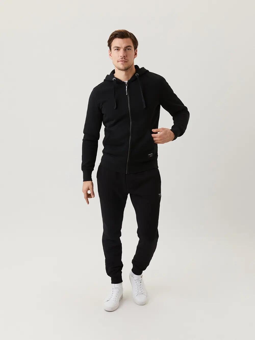 bjorn_borg CENTRE ZIP HOODIE in BLACK BEAUTY voor heren 5/5