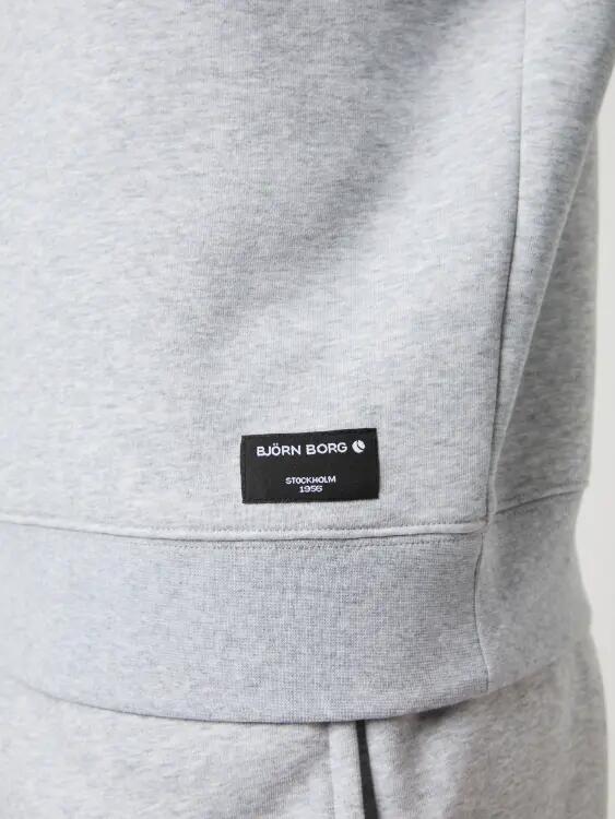 bjorn_borg CENTRE HALF ZIP – Herren Half-Zip in Light Grey Melange 5/5