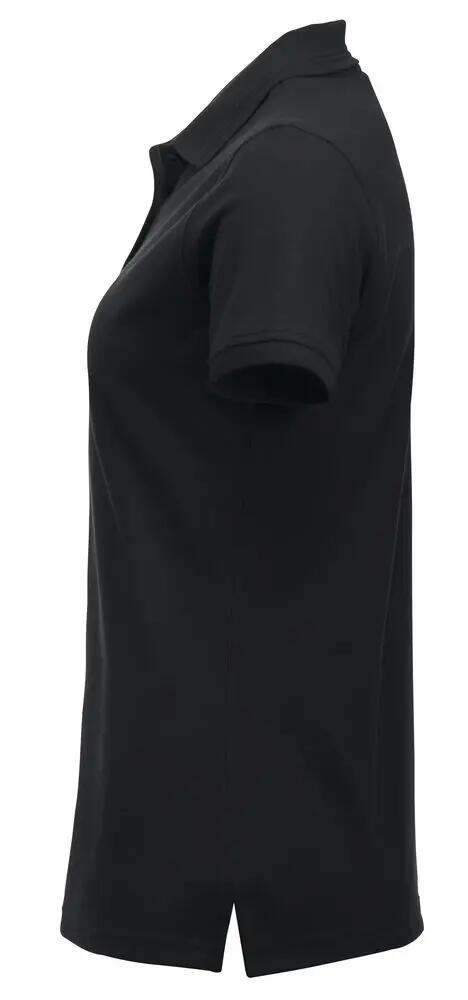 clique Polo Manhattan Women zwart met jacquardstrepen 3/4