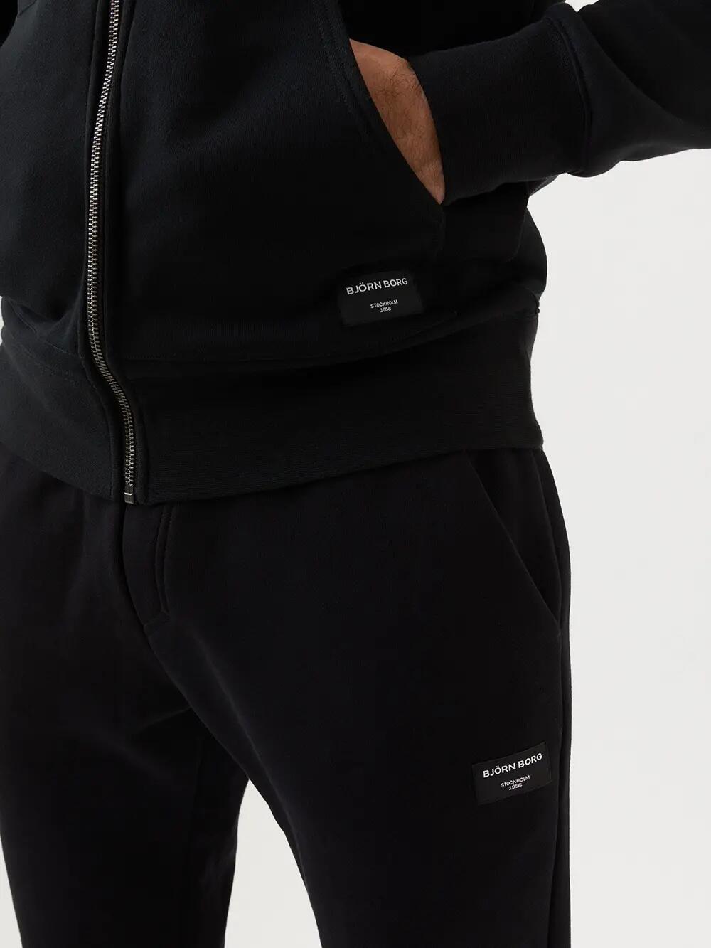 bjorn_borg CENTRE ZIP HOODIE in BLACK BEAUTY voor heren 4/5