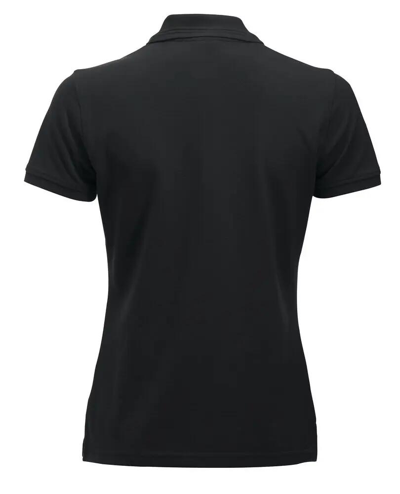 clique Polo Manhattan Women zwart met jacquardstrepen 2/4