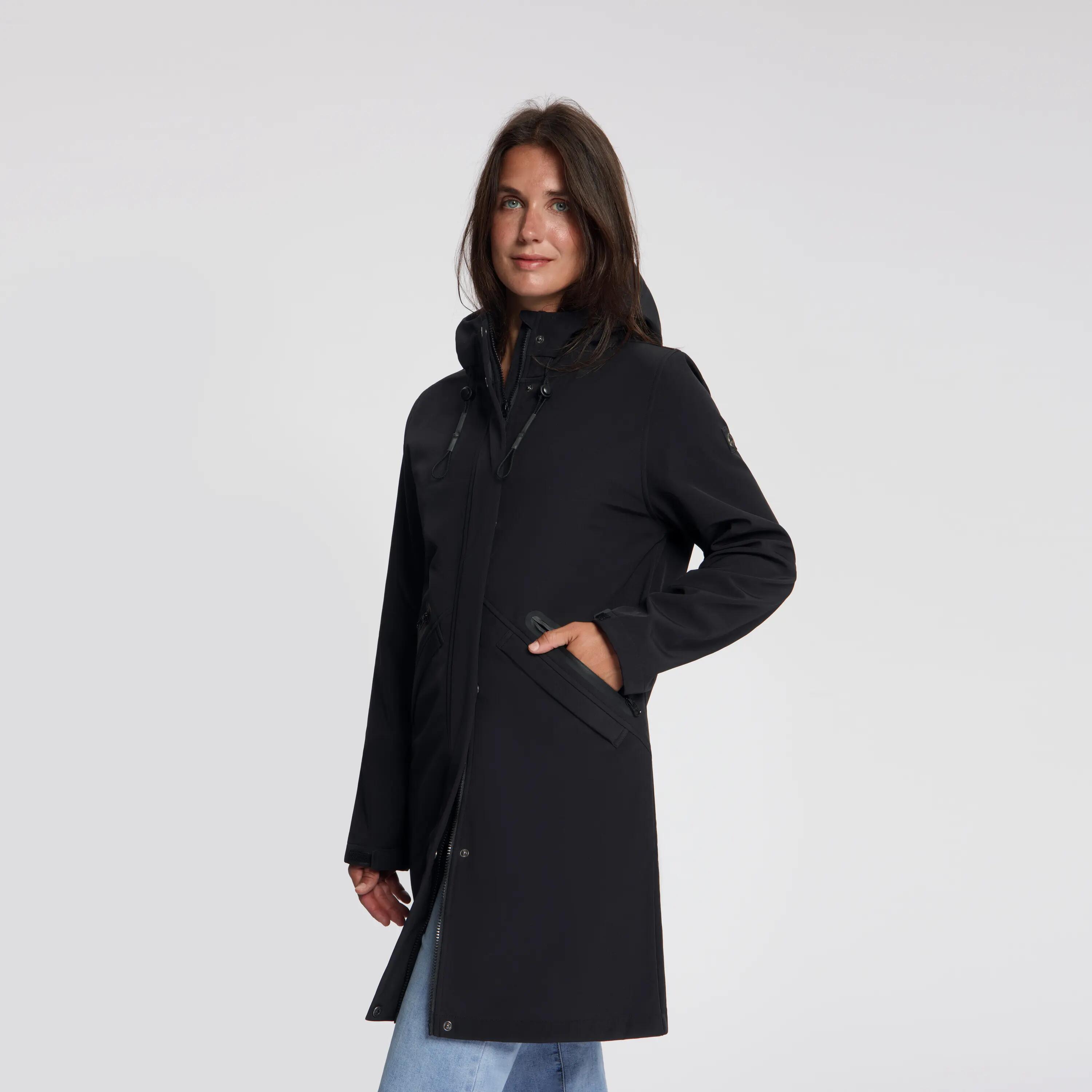 Nilda Femme - Veste softshell - Imperméable - Noir 2/5