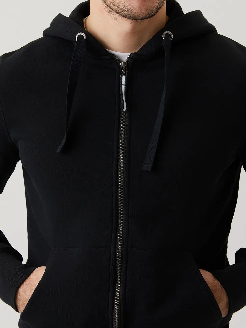 bjorn_borg CENTRE ZIP HOODIE in BLACK BEAUTY voor heren 3/5