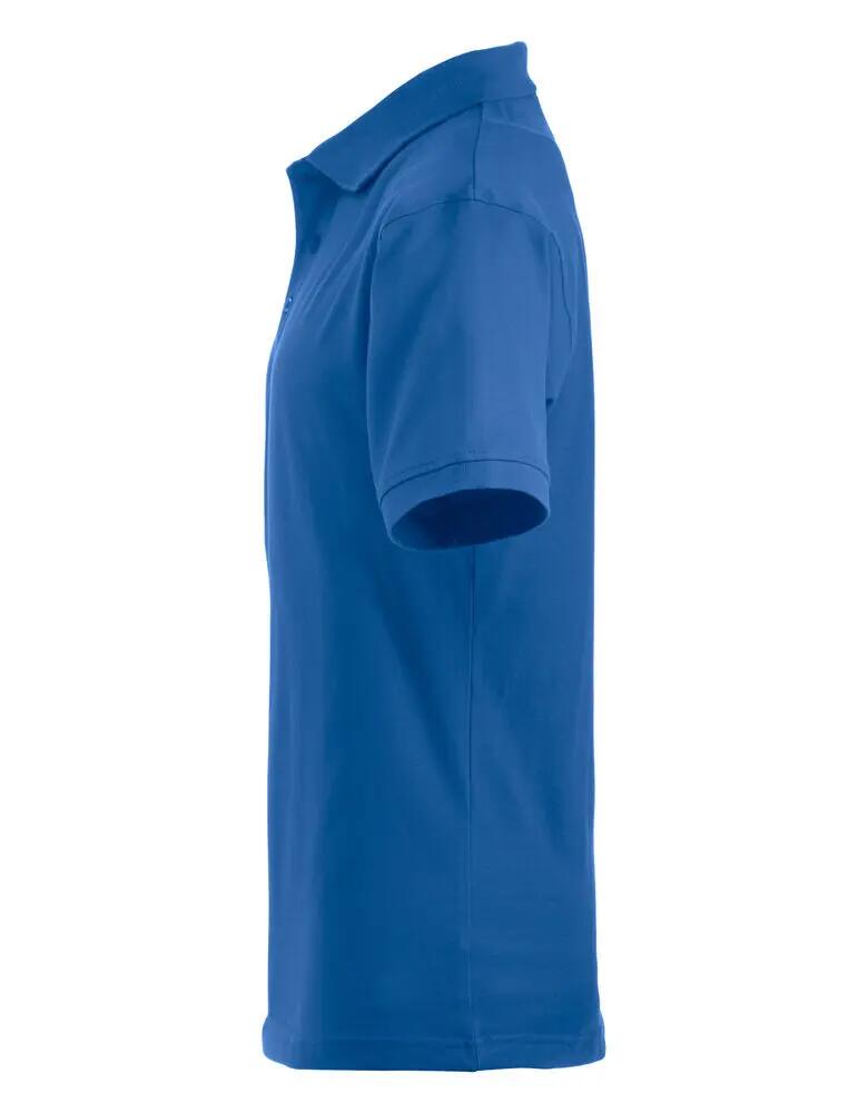 clique Polo Lincoln in cotone pettinato – classico, royal blue 3/4