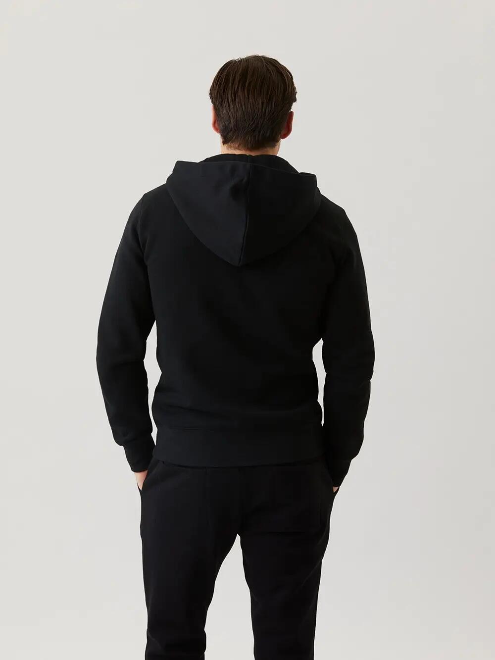bjorn_borg CENTRE ZIP HOODIE in BLACK BEAUTY voor heren 2/5