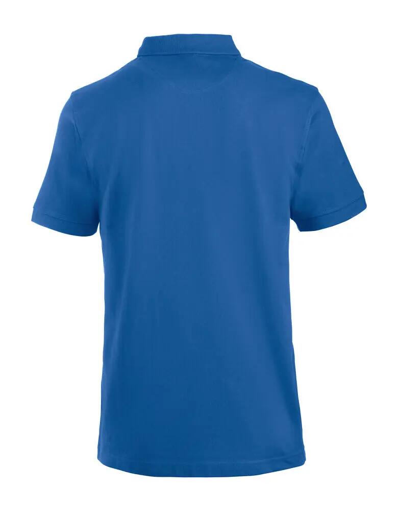 clique Polo Lincoln in cotone pettinato – classico, royal blue 2/4