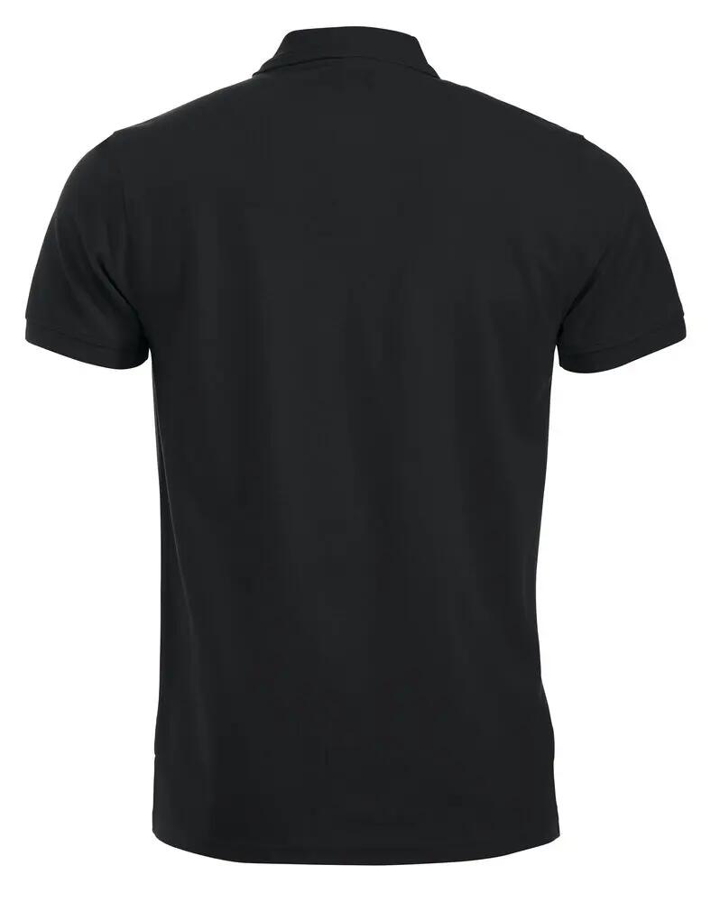 clique Polo Manhattan heren, zwart, katoen-polyester mix 2/4