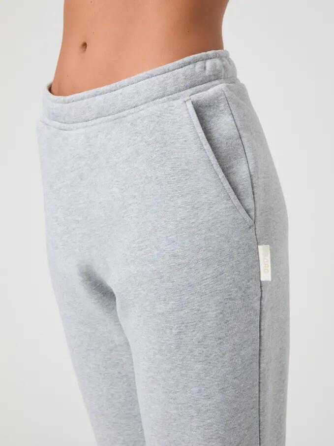 bjorn_borg CENTRE SWEATPANTS gris clair 3/4
