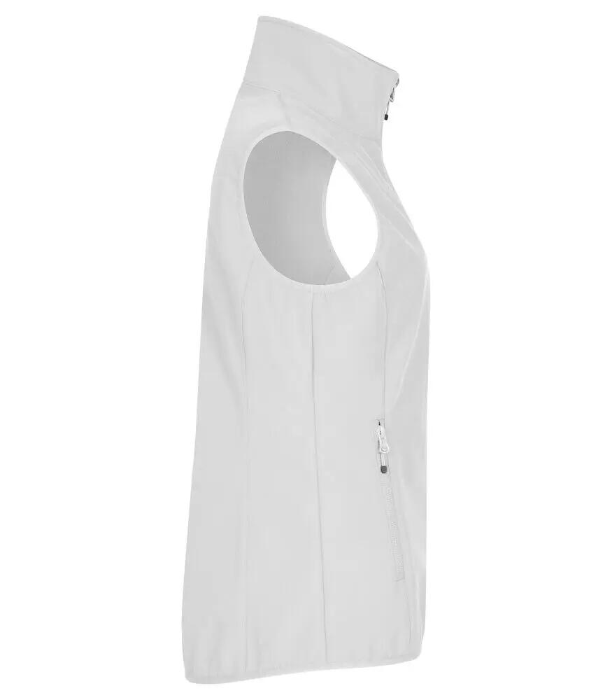 clique Classic Softshell Vest Women - Colete softshell feminino branco 4/4