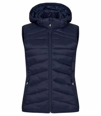 Clique idaho vest women – lichtgewicht bodywarmer van gerecycled polyamide –