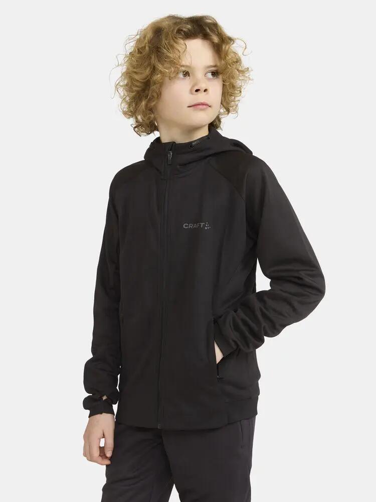 craft Evolve Hood Jacket Jr - midlayer extensible en polyester recyclé 6/7