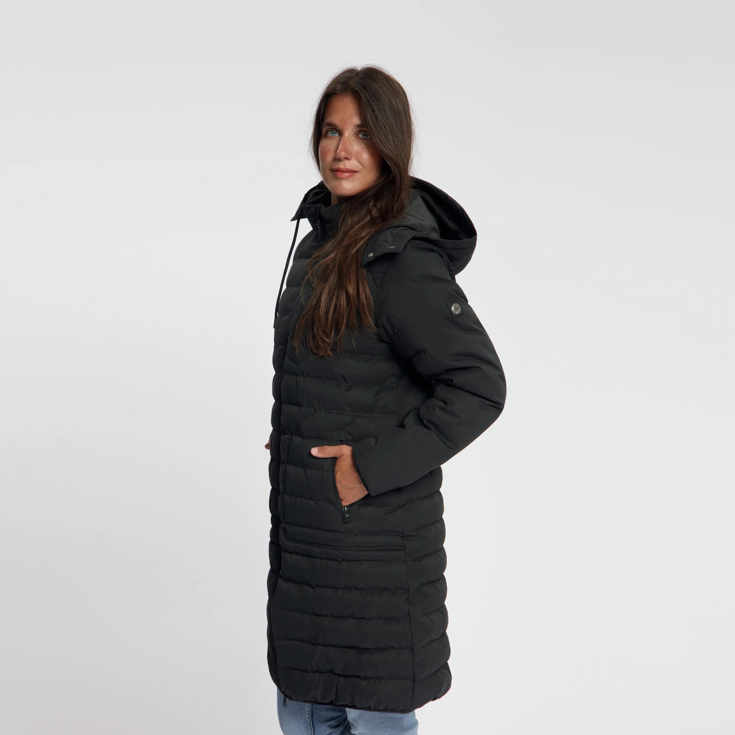 Saga Dames - Puffer winterjas - Waterdicht - Zwart 2/5