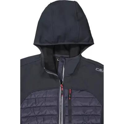 cmp Casaco homem Fix Hood hybrid softshell com ClimaProtect® 4/5
