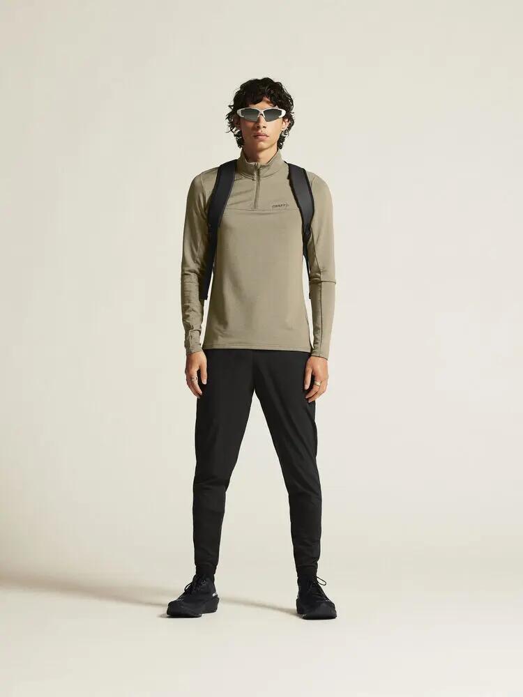 craft Gain Midlayer M - medio cierre en tejido suave cepillado 5/7