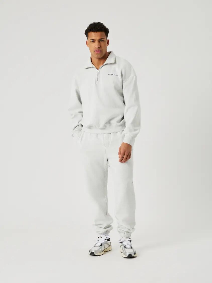 bjorn_borg BORG OVERSIZED SWEATPANTS ULTRA LIGHT GREY MELANGE 3/5