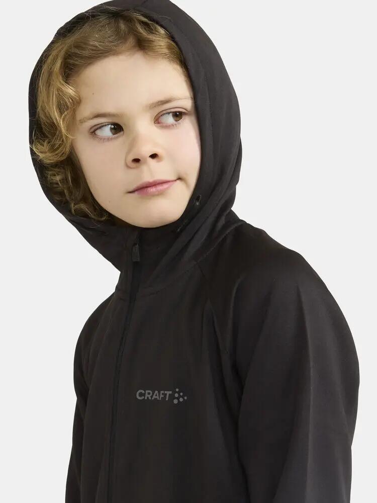 craft Evolve Hood Jacket Jr - midlayer extensible en polyester recyclé 5/7
