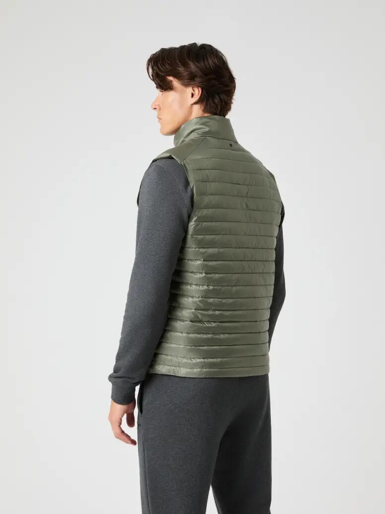 bjorn_borg BORG LIGHT PADDED VEST colete acolchoado leve DUSTY OLIVE 2/5
