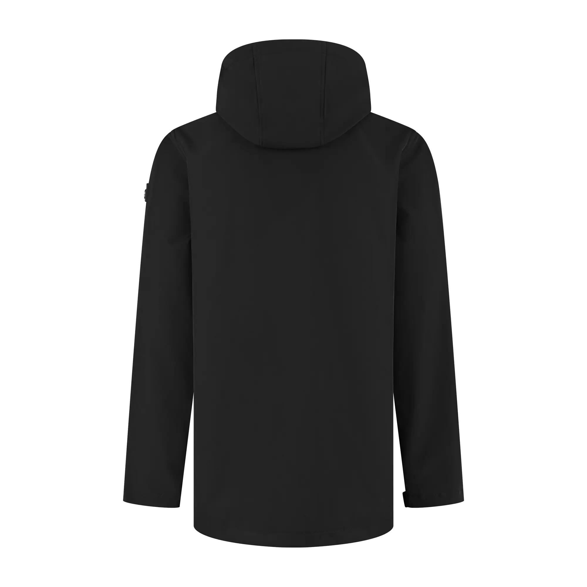 Njal Heren - Softshell Jas - Waterdicht - Zwart 5/6