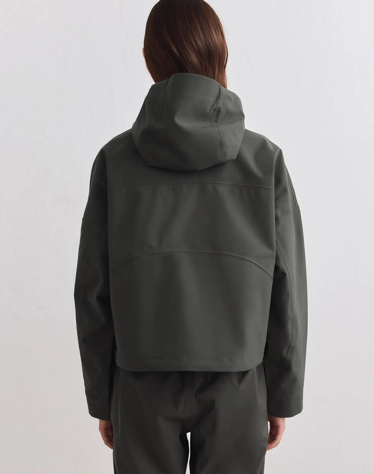 Femme Veste de pluie Imperméable 3 couches Coutures étanchées Lierre foncé 2/5