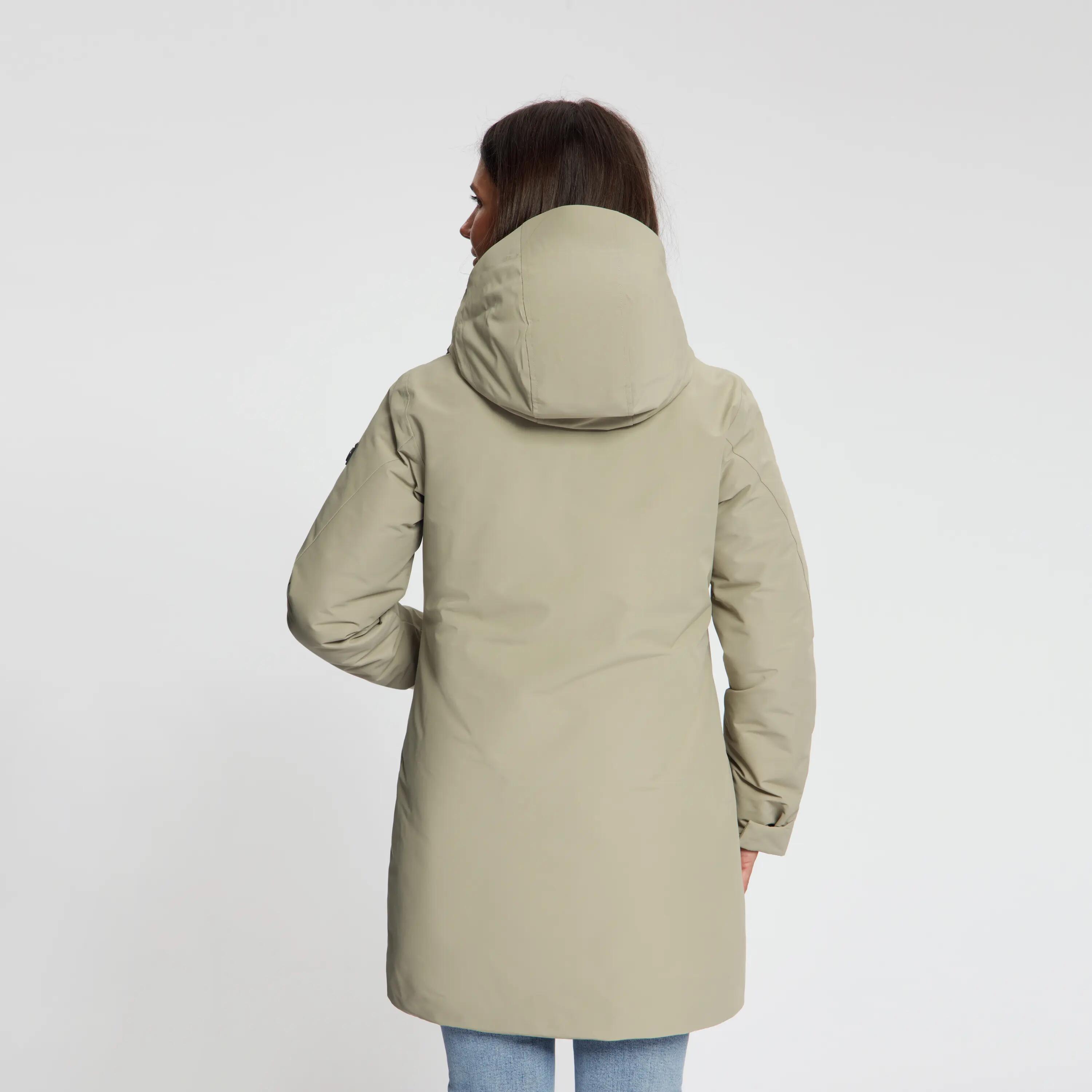 Sissel Damen – Hardshell-Winterjacke – Wasserdicht – Hellbraun 3/6