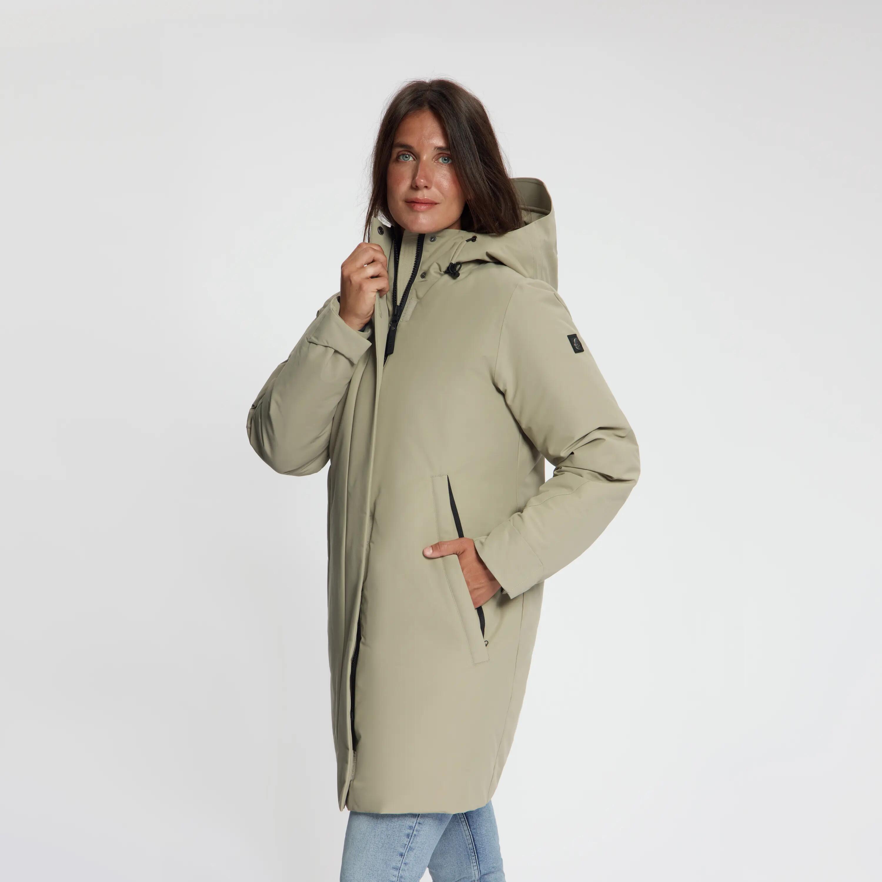 Sissel Damen – Hardshell-Winterjacke – Wasserdicht – Hellbraun 2/6