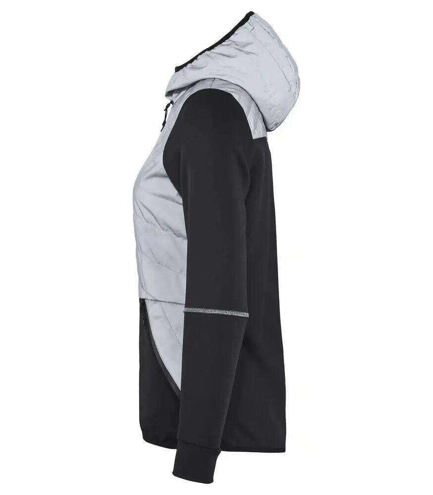 clique Utah Jacket Women Reflectiva — corte moderno, ligeiramente acolchoada 3/4