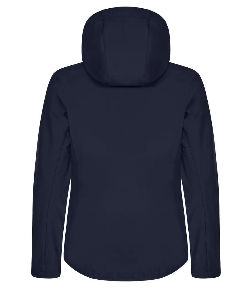 clique Softshell com Capuz Mulher – 3 camadas em poliéster reciclado 3/4
