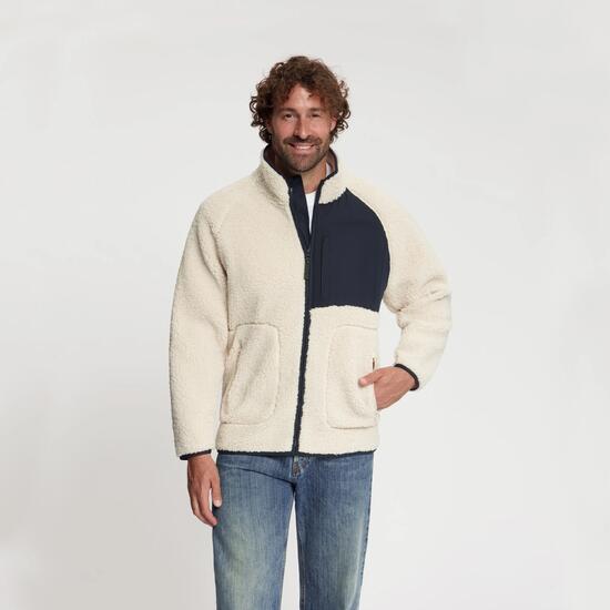 Omar Herren – Outdoor-Weste – Teddy – Marineblau