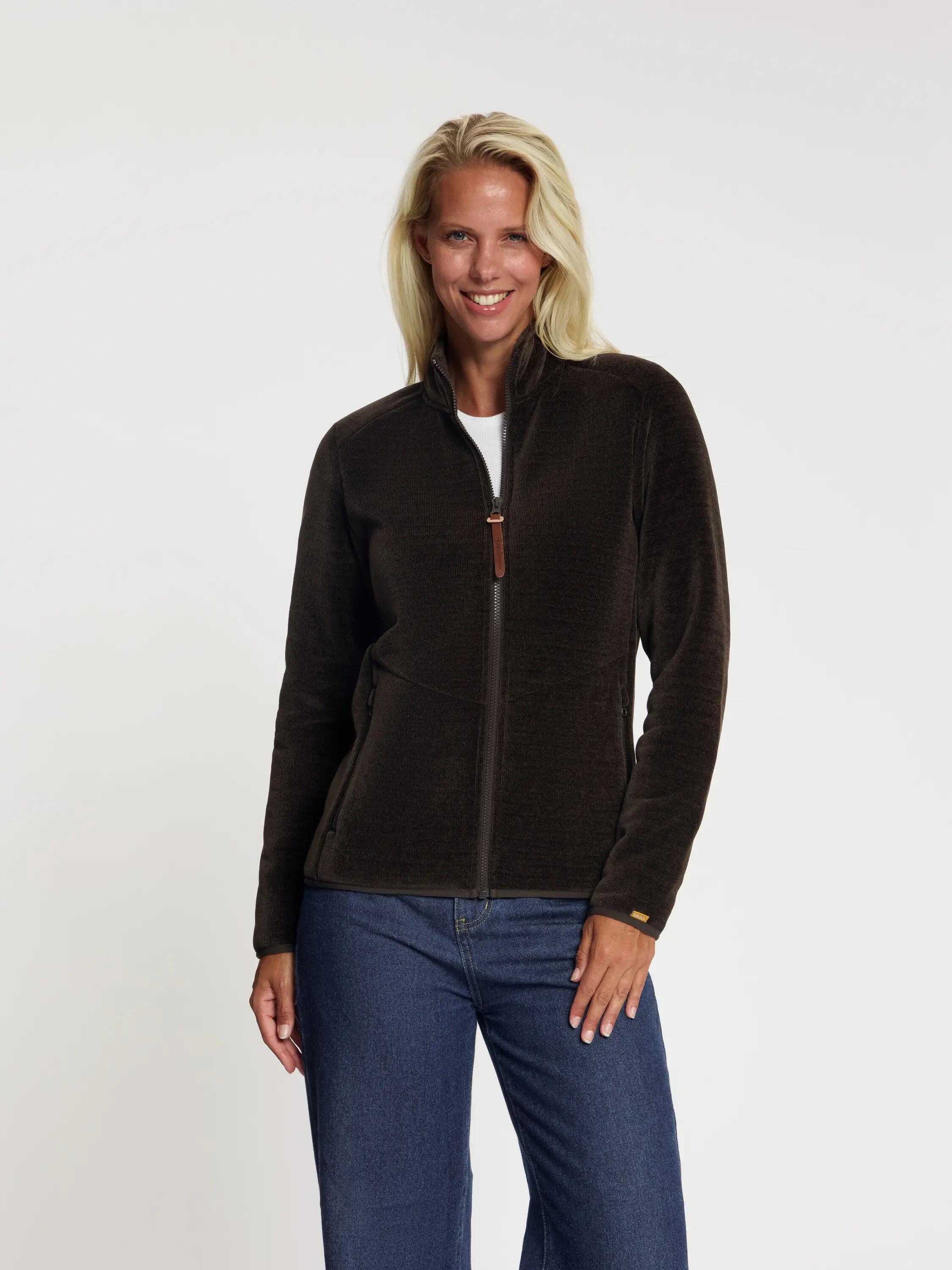 Holly Femmes - Veste d'extérieur - Polaire - Marron foncé 4/6