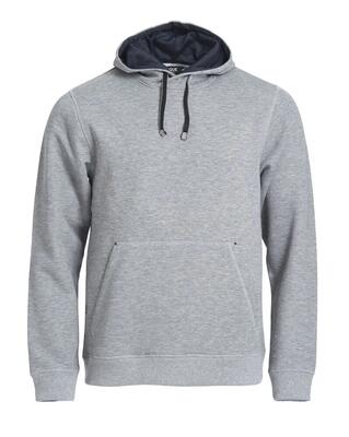 Clique classic hoody – hoodie grijs melange voor heren