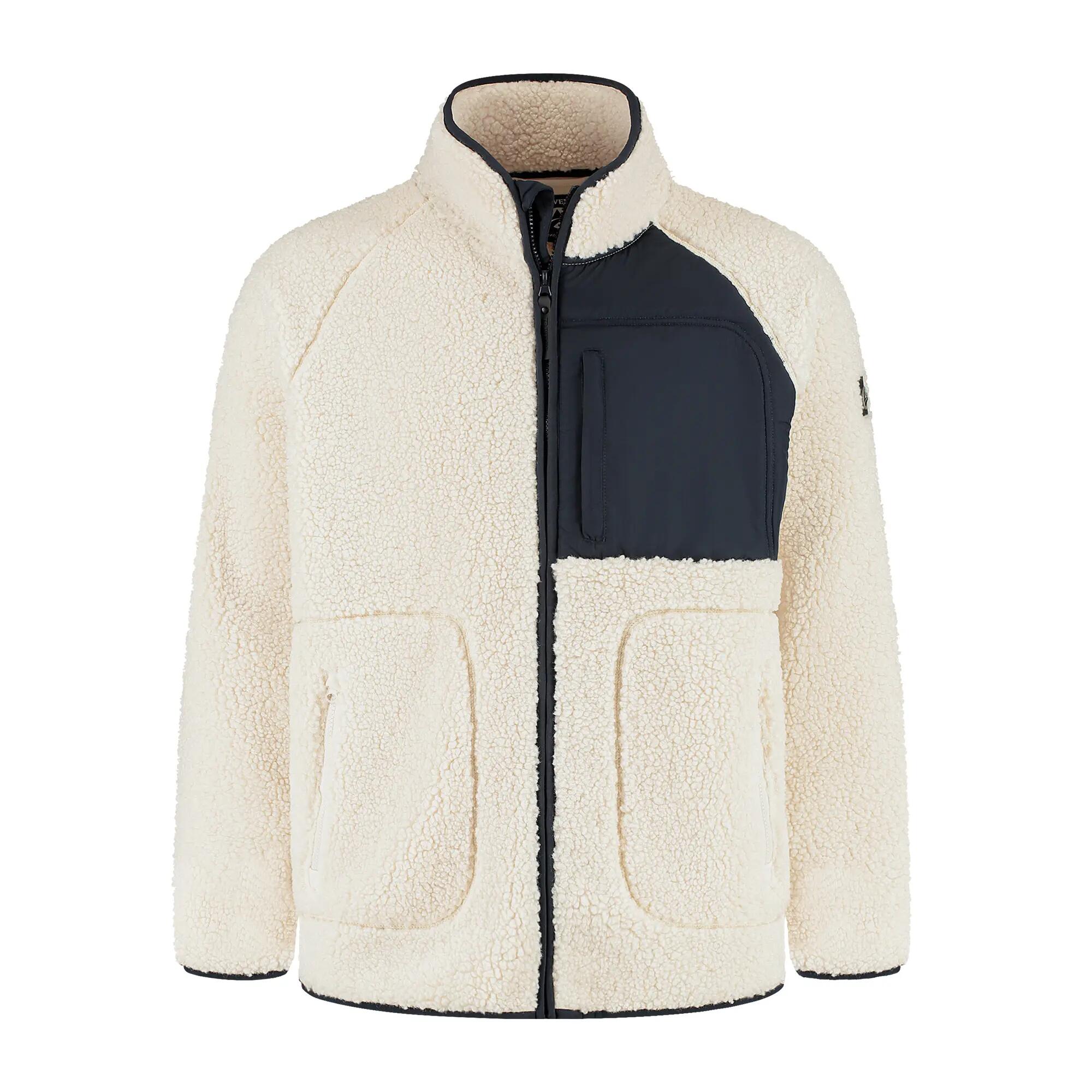 Omar Homme - Veste d'extérieur - Teddy - Blanc cassé 4/5