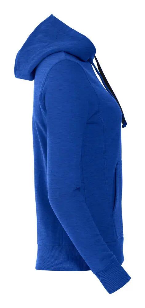clique Classic Hoody Women – sweat com capuz blue melange 4/4