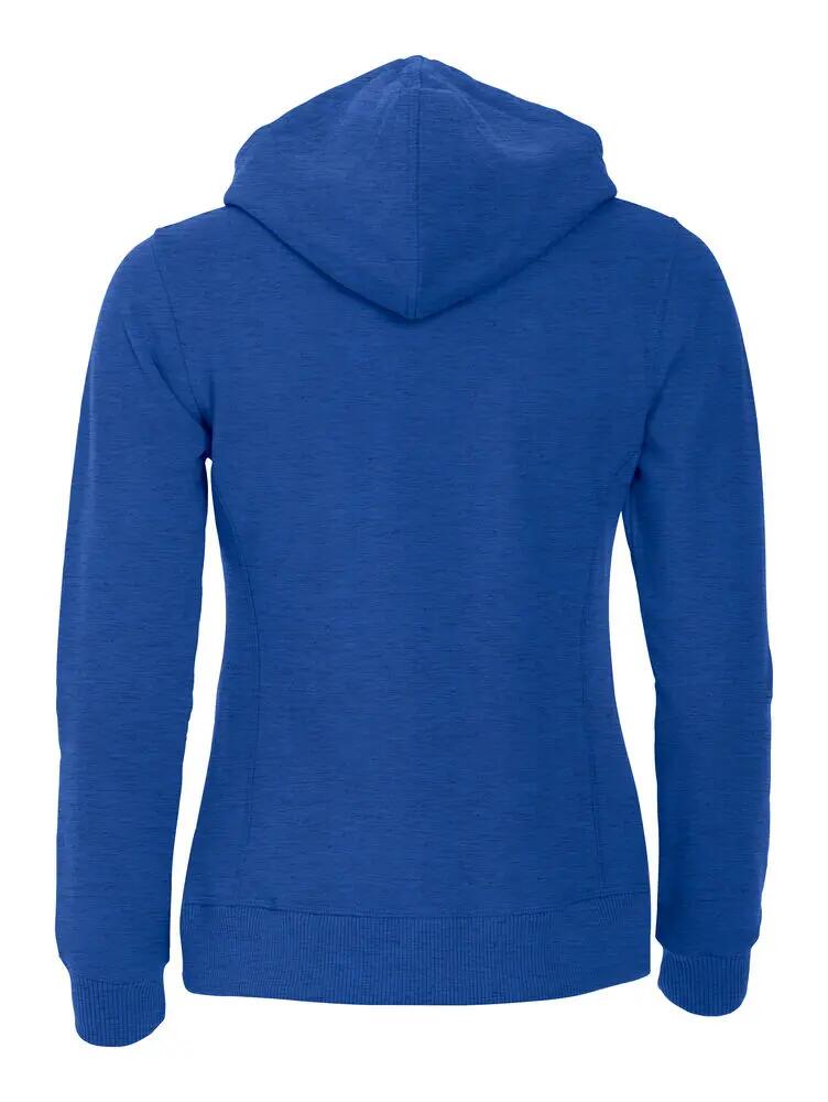 clique Classic Hoody Women – sweat com capuz blue melange 2/4