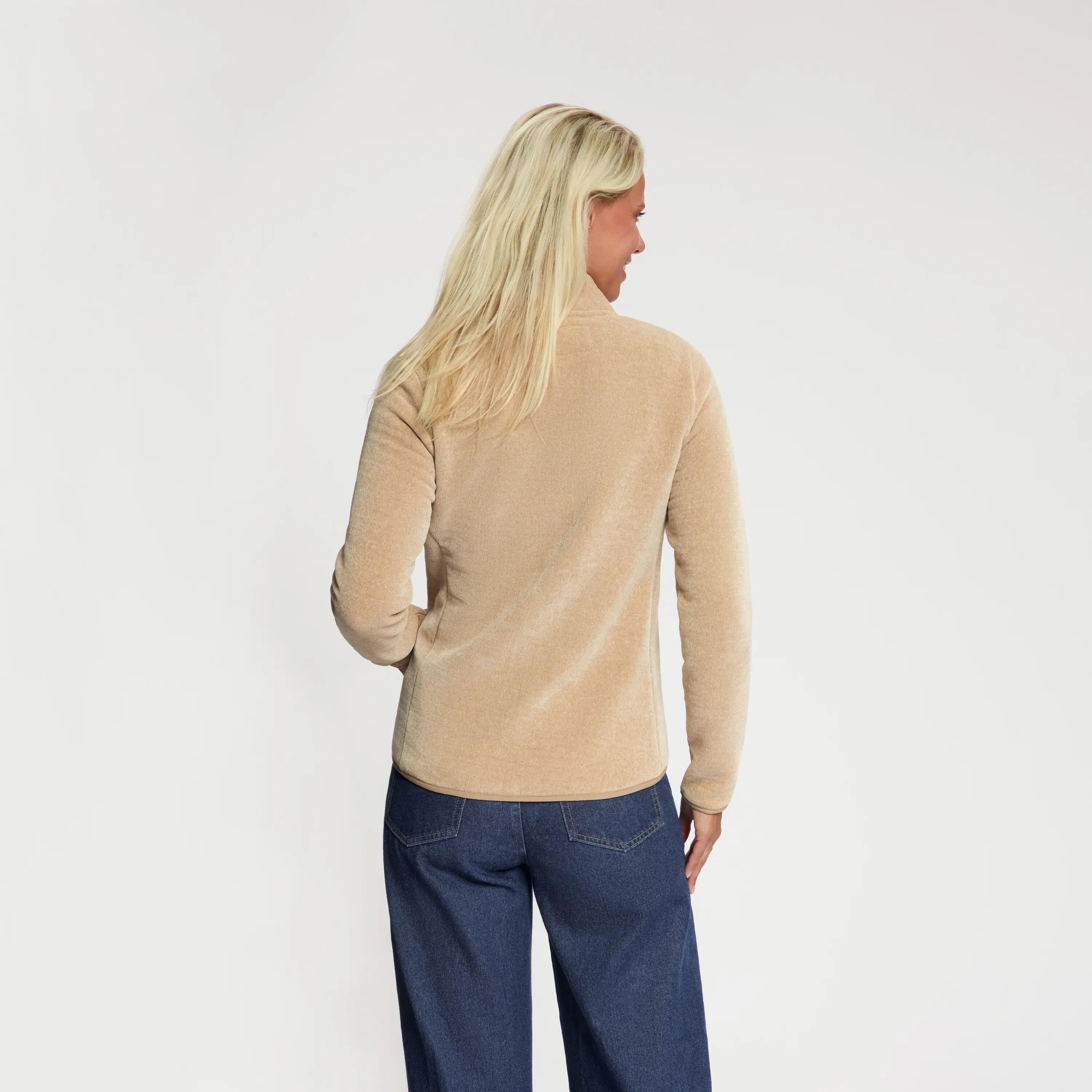 Holly Femmes - Veste d'extérieur - Polaire - Sable 3/6