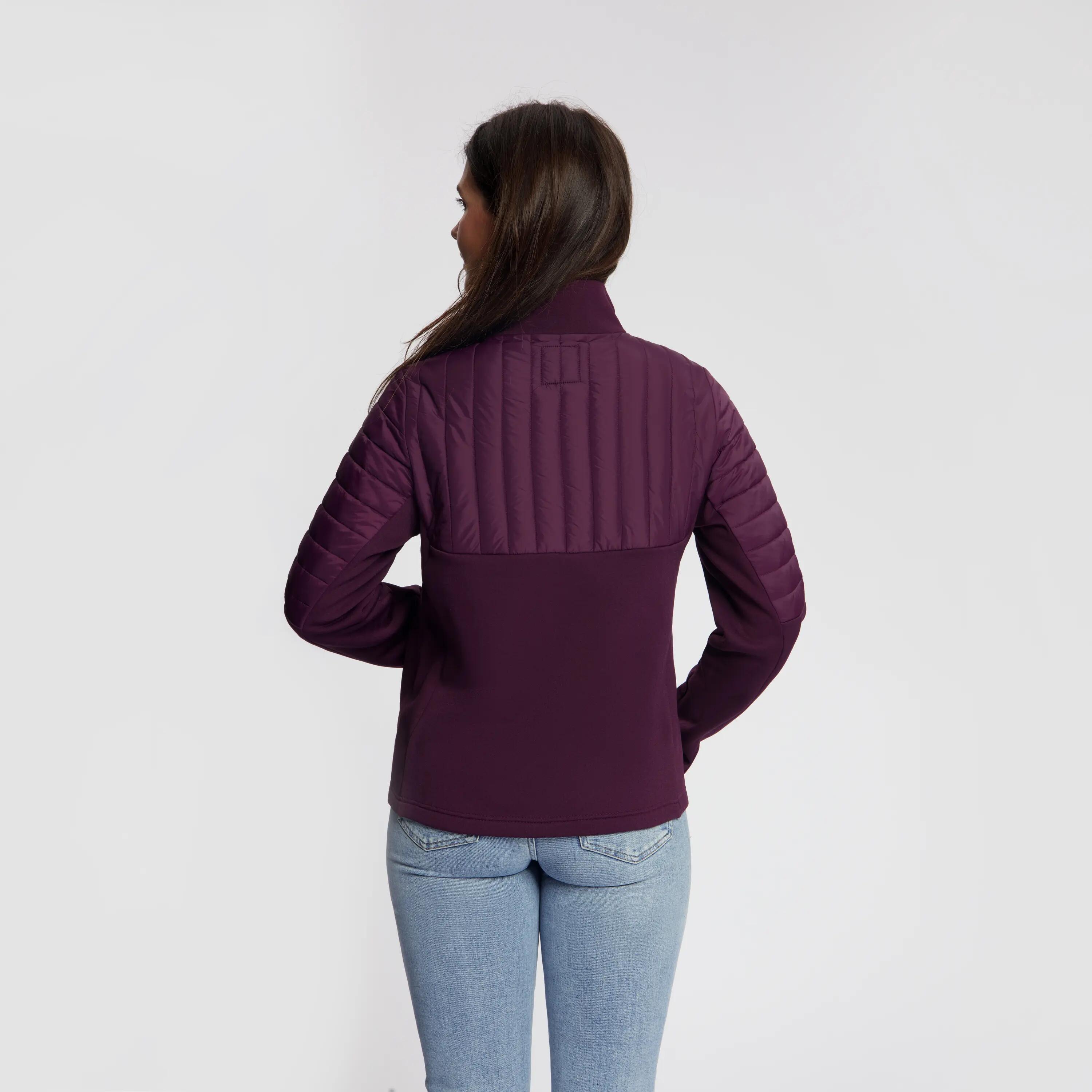 Lyan Dames - Outdoorvest - Gevoerd - Paars 3/6