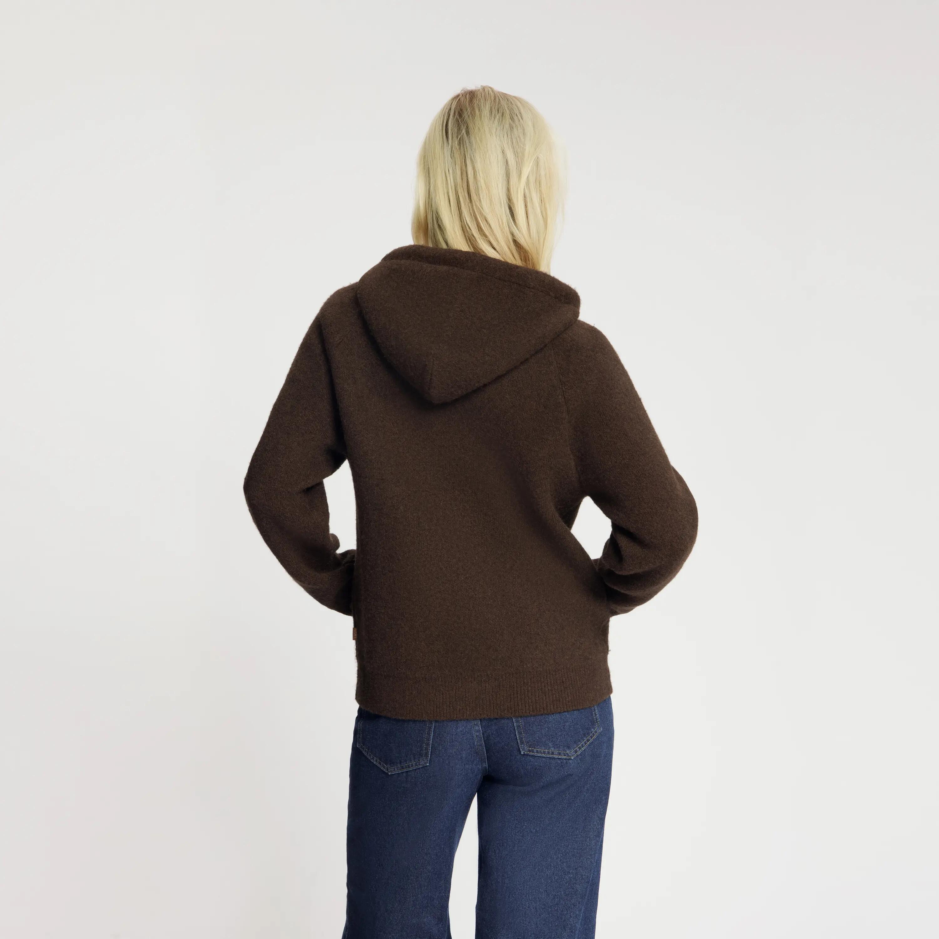Nele Dames - Outdoorvest - Donkerbruin 4/6