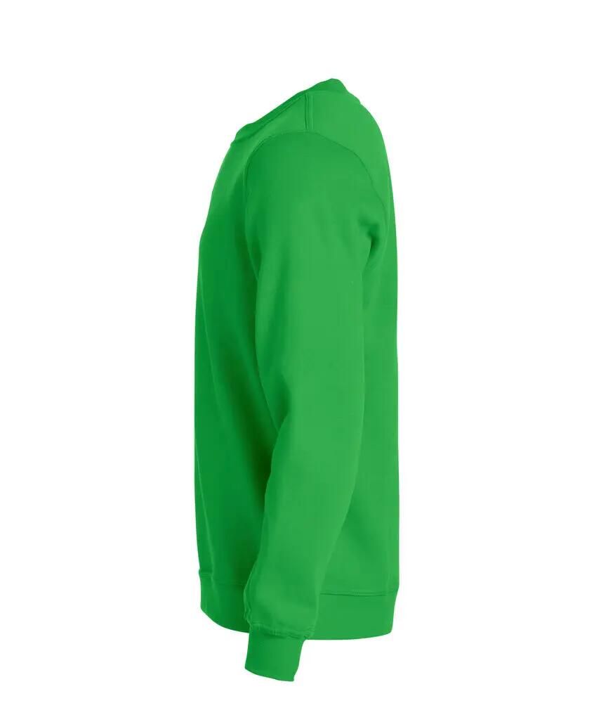 clique Basic Roundneck sweatshirt unissexo com tecido anti-pilling 3/4