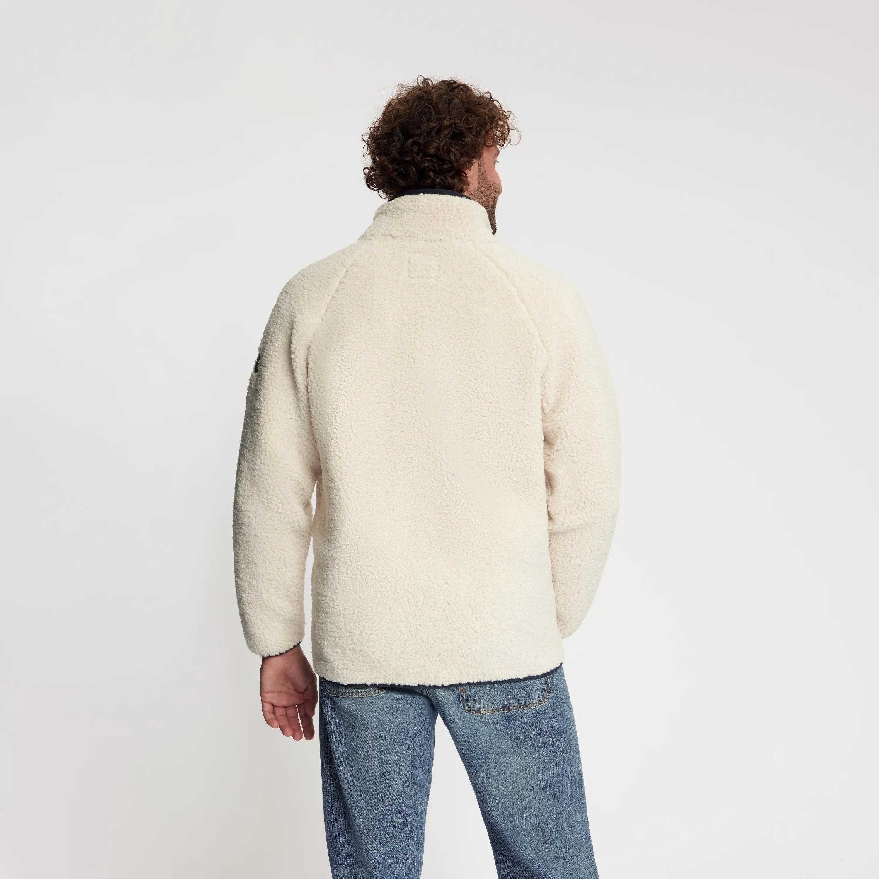 Omar Homme - Veste d'extérieur - Teddy - Blanc cassé 3/5