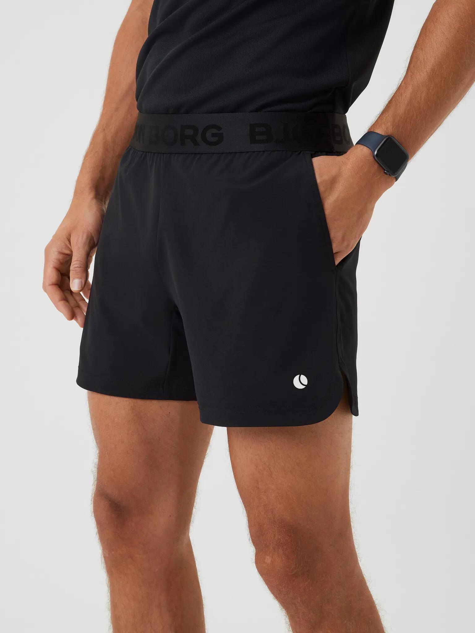bjorn_borg ACE SHORT SHORTS uomo — BLACK BEAUTY 4/4