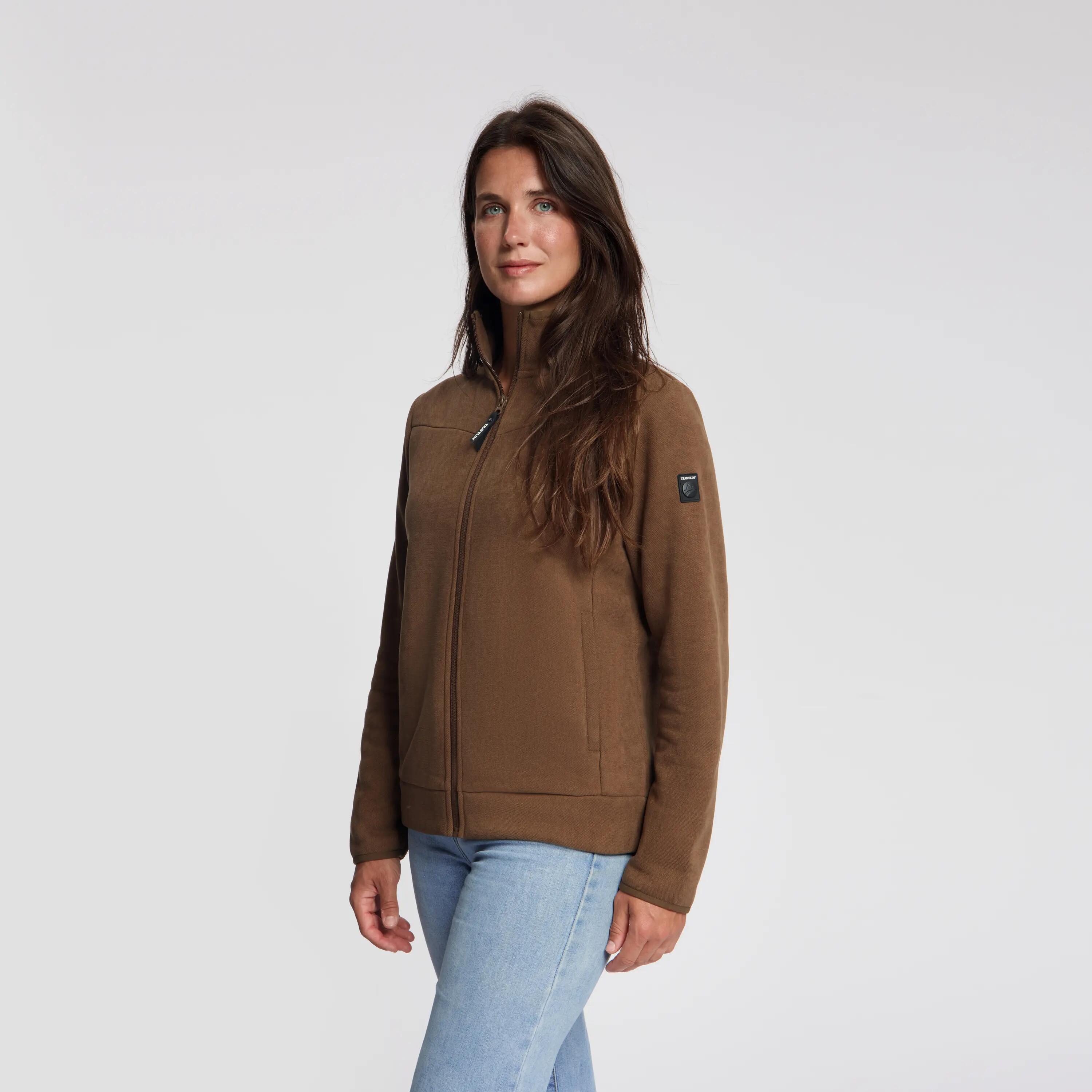 Rut Femmes - Veste d'extérieur - Polaire - Marron foncé 2/6