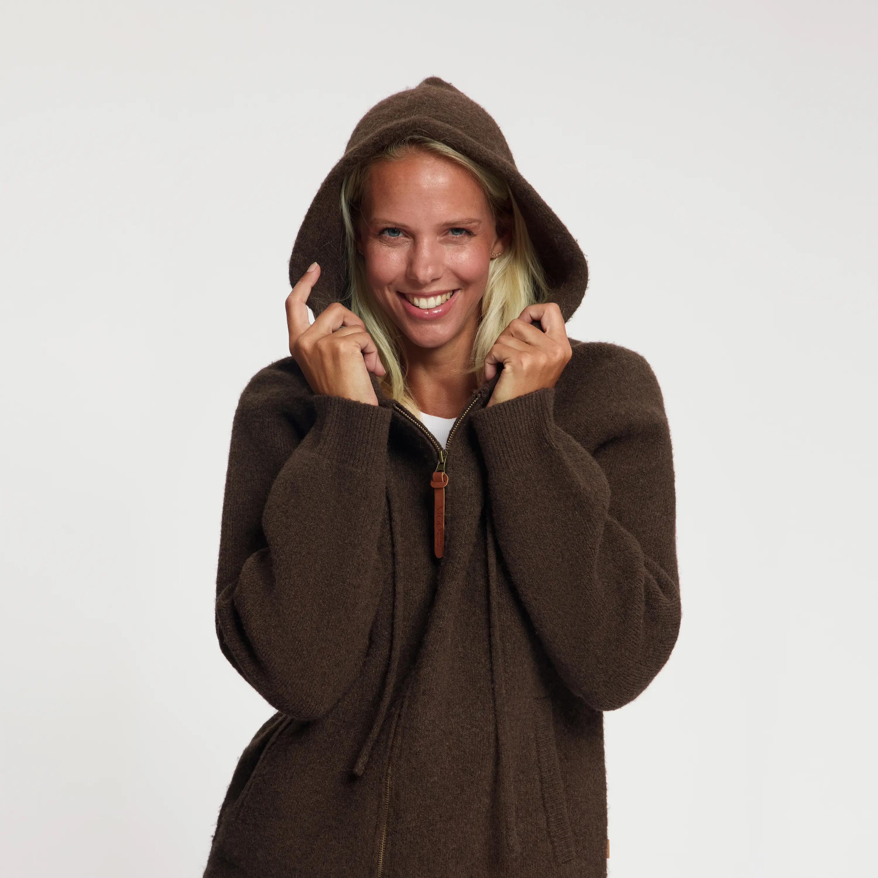 Nele Dames - Outdoorvest - Donkerbruin 2/6