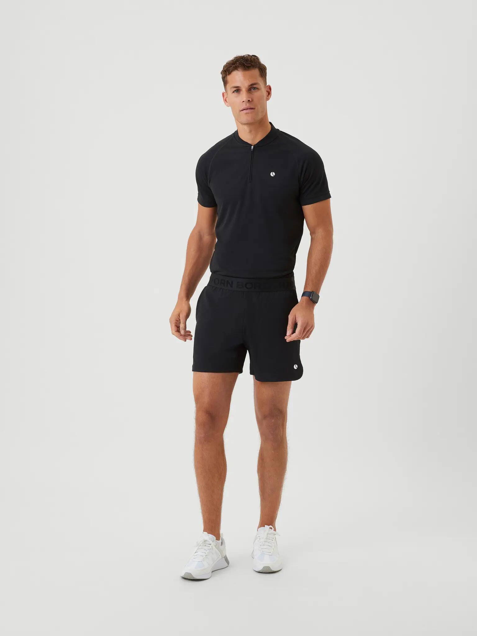 bjorn_borg ACE SHORT SHORTS uomo — BLACK BEAUTY 3/4