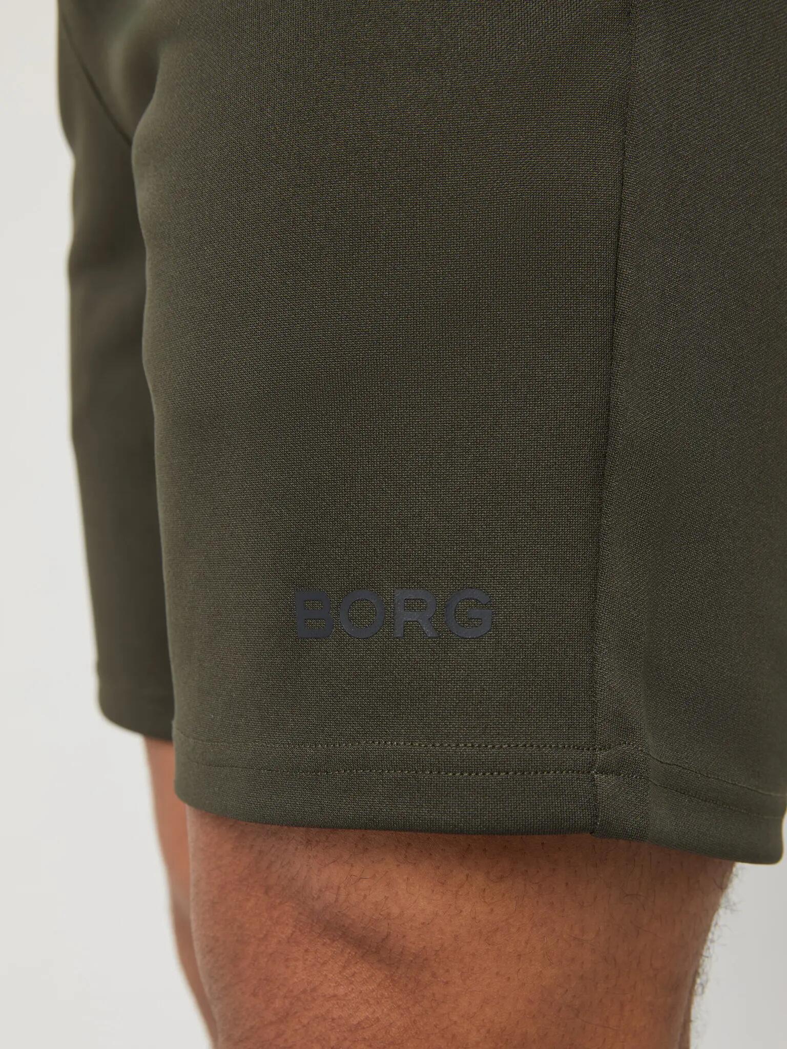 bjorn_borg BORG ESSENTIAL ACTIVE 8" SHORTS – PEAT 4/5