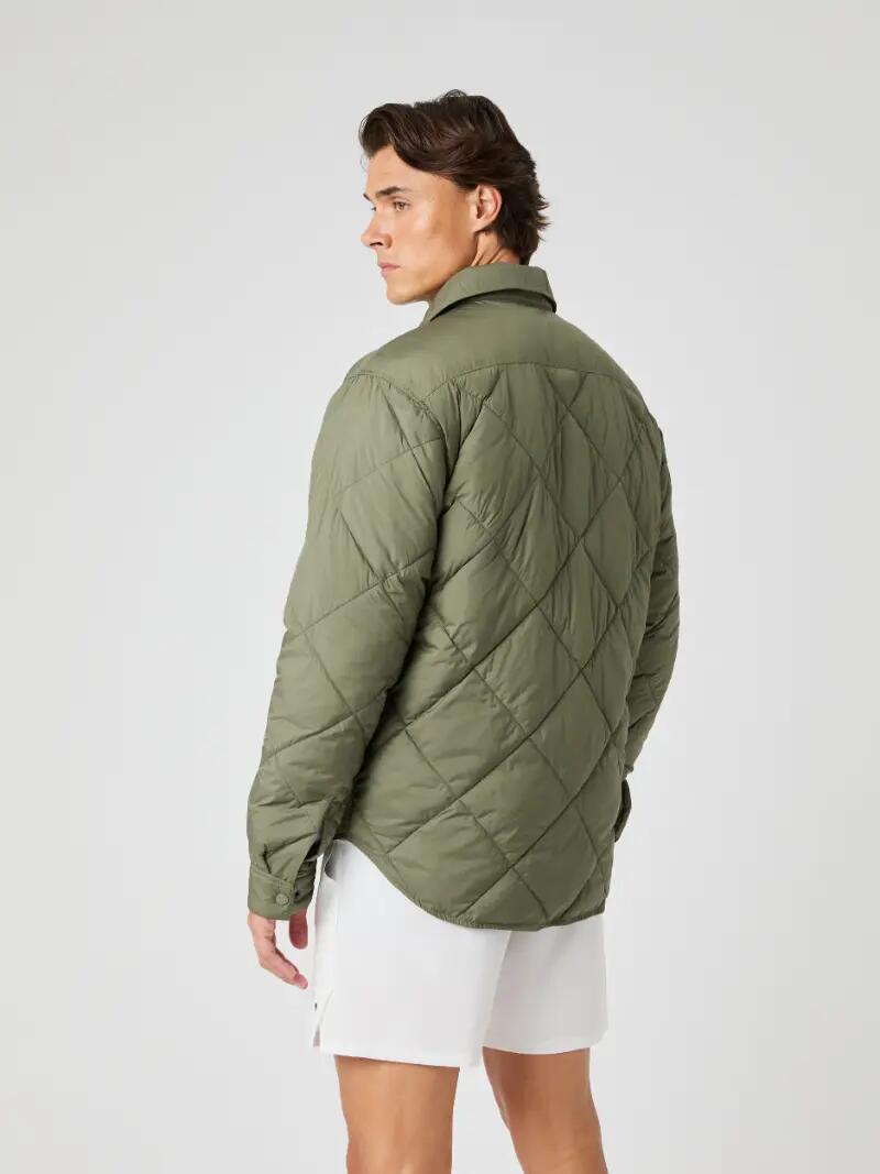 bjorn_borg CENTRE QUILTED OVERSHIRT DUSTY OLIVE 2/5