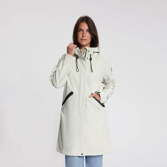 Nilda Damen – Softshell-Jacke – Wasserdicht – Dunkelbraun