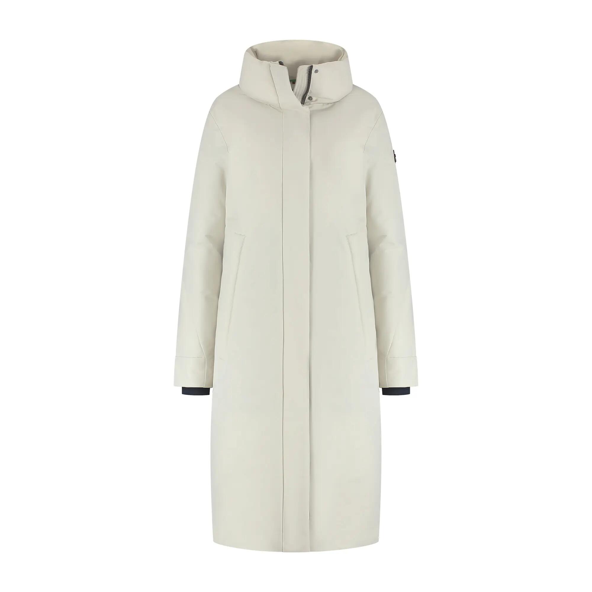 Saeby Femme - Veste d'hiver Hardshell - Imperméable - Sable 4/6