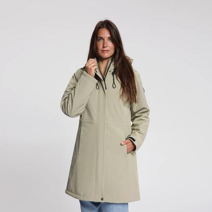Elinor Damen – Softshell-Jacke – Wasserdicht – Dunkelbraun