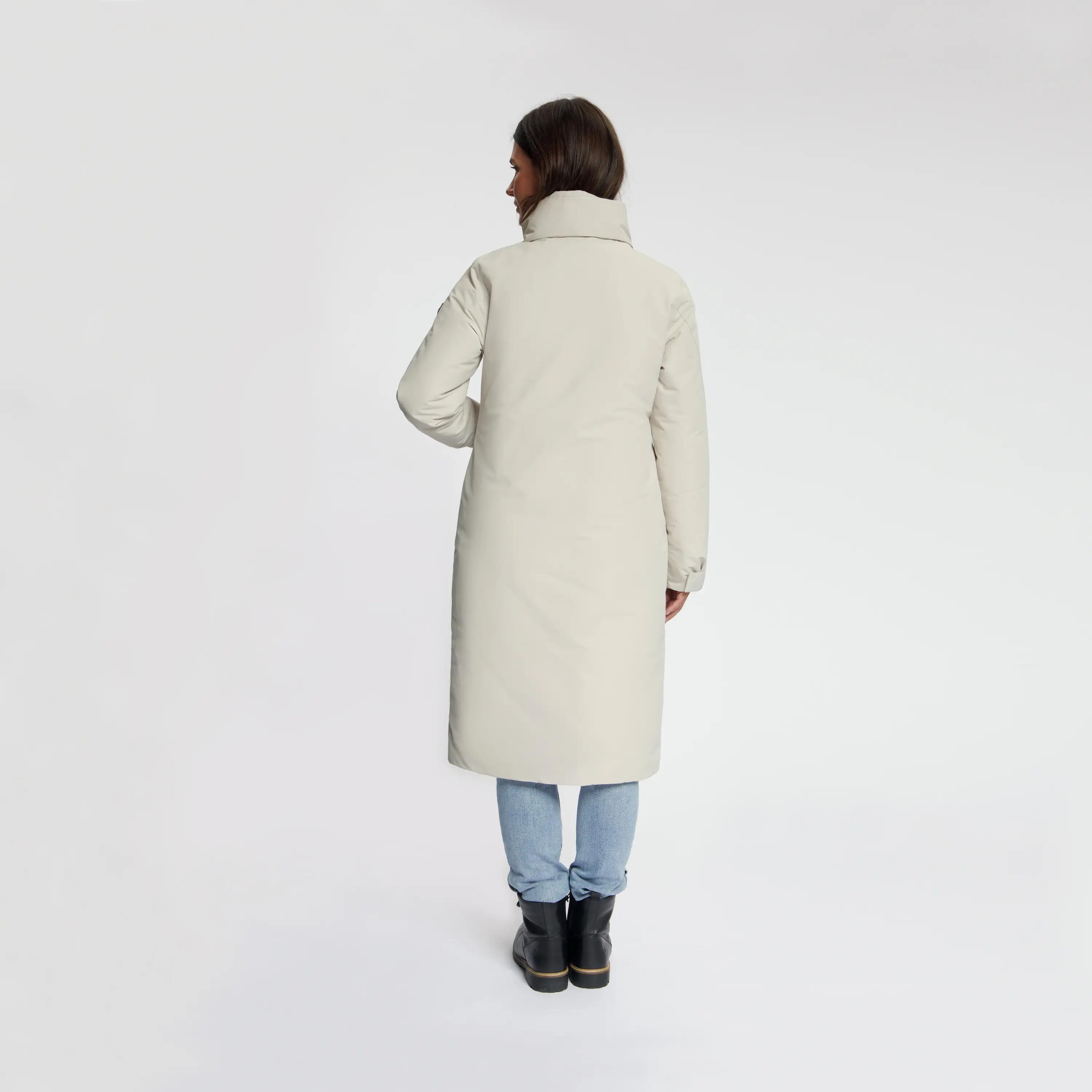 Saeby Femme - Veste d'hiver Hardshell - Imperméable - Sable 3/6