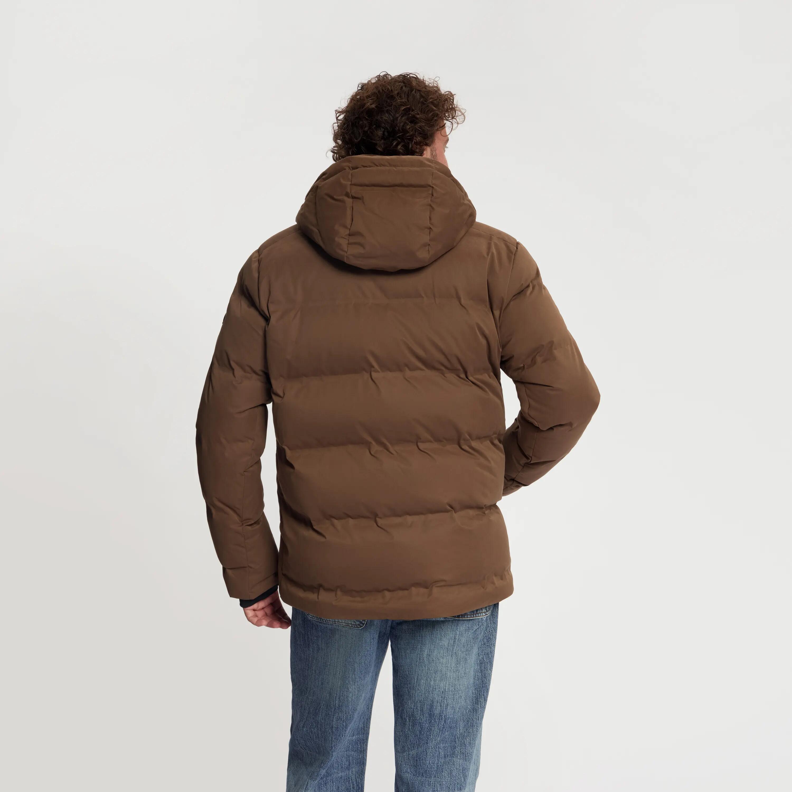 Andreas Heren - Puffer winterjas - Waterdicht - Donkerbruin 3/5