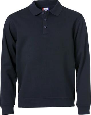 Clique basic polo sweater – polo-trui 65% polyester/35% katoen